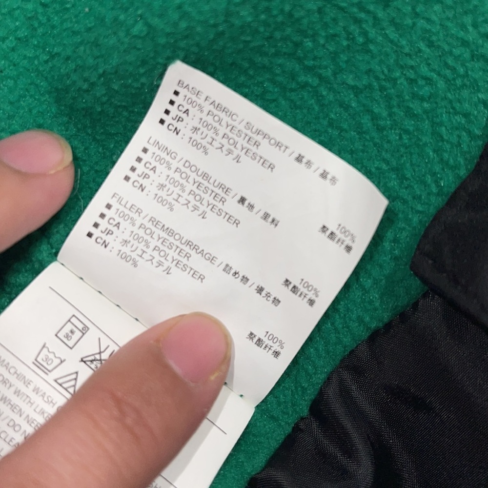 Old Navy Toddler Boy Black & Green Puffer Jacket with Fleece Lining -Snow Jacket - Picture 7 of 12